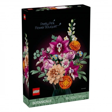 10342 Lego iconic Botanicals Pembe Çiçek Buketi 749 parça +18 yaş