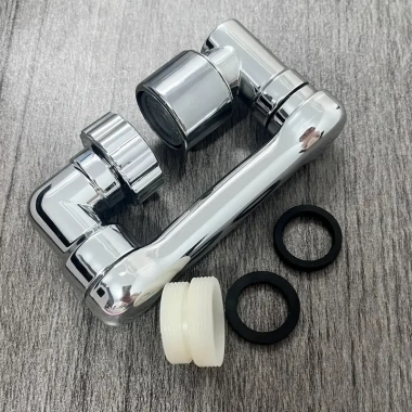1080 Derece Dönebilen Mutfak ve Lavabo Bataryası Akrobat Musluk Ucu (5468)
