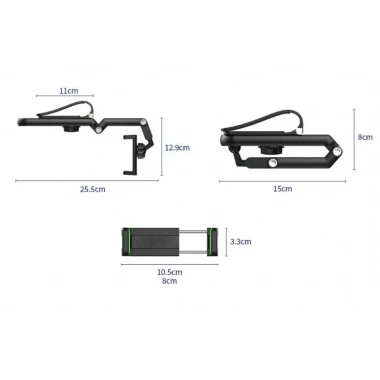 1080° Dönebilen Çok Fonksiyonlu Telefon Tutucu CM-103