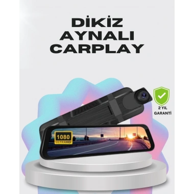 1080P Çift Kameralı Dokunmatik Dikiz Aynası G Sensörlü