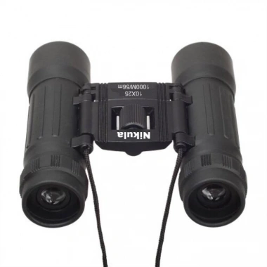 10x25 Av Dürbünü 56m/1000m Kauçuk Kaplama Siyah