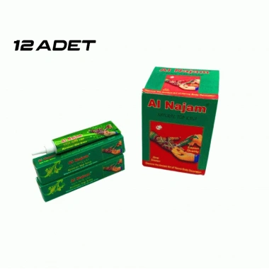 12 ADET AL NAJAM KIRMIZI TÜP KINA 30GR (5468)