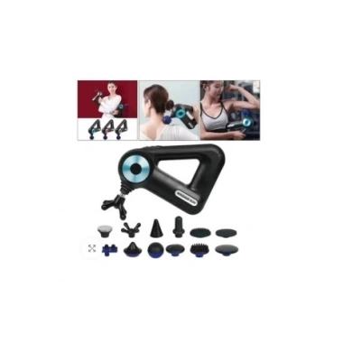 12 Başlıklı Profesyonel Masaj Sı Sporcu Masaj Aleti Seti  6 Hızlı Şarjlı Masaj