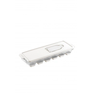 12 Hazneli Bas Çıkar Buzluk & Buz Kabı Mavi