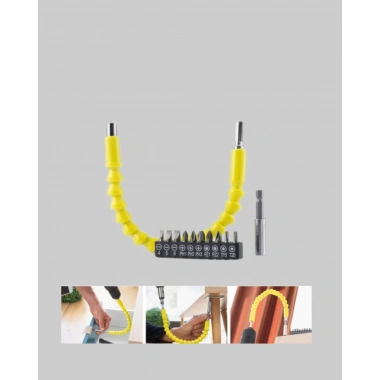 12 Parça Akrobat Bits Seti Çok Amaçlı Vidalama Dayanıklı Çelik