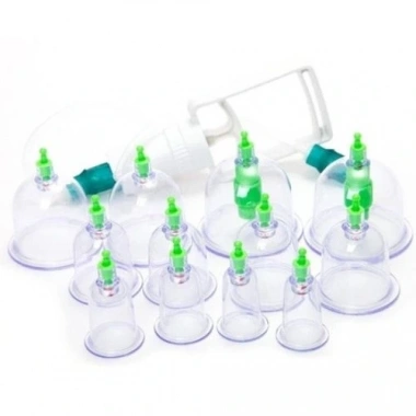 12 Parça Vakumlu Hacamat Kupa Çekme Seti