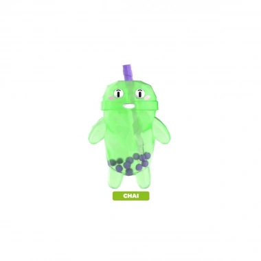 12387 SUN-BTF-FİGÜR BUBBLE TEA CRYSTAL BOBA PALS SERIES 14CM 6A