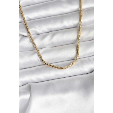 14K Gold Renk Kaplama Model CM Kadın Kolye