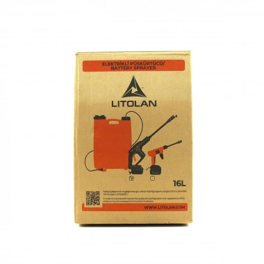 16LT ELEKTİRİKLİ OTO - ARAÇ YIKAMA TABANCASI - İLAÇ POMPASI PÜSKÜRTÜCÜ 4.8V EWASHER (5468)