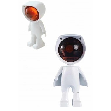 180 Derece Dönebilen Astronot Masa ve Gece Lambası Projektör