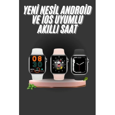 1.83 İnç Akıllı Saat Android ve İOS Uyumlu Çağrı Cevaplayabilen Adımsayar GPS Takibi