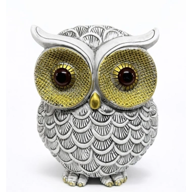 19x16 cm Polyester Baykuş Figürü