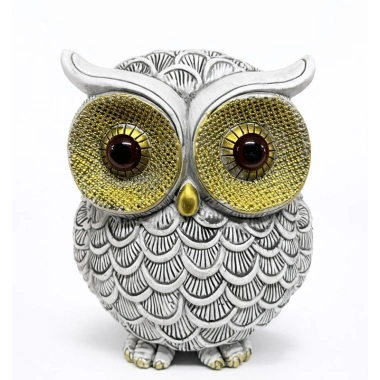 19x16 cm Polyester Baykuş Figürü