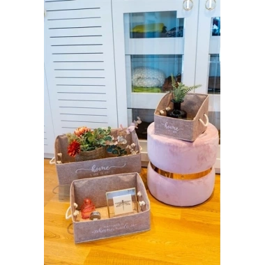 2 Adet Keçe Raf Organizer Seti Mega/maxi/Kutu Organizer