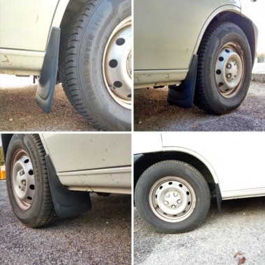 2 Adet Ön veya Arkaya Uygun Çamur Önleyici Paçalık 32 x19 cm (5468)