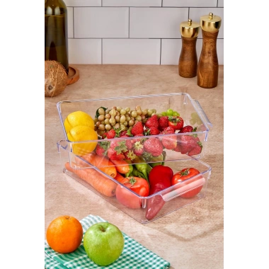 2 Li Buzdolabı Organizeri & Buzdolabı Düzenleyici 3 lt