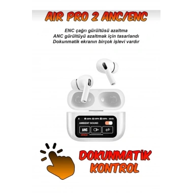 2. Nesil Pro 2 Kulaklık ANC Mod Özellikleri Aktif Ios Android Uyumlu Wireless Şarjlı