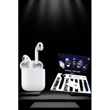 2025 Model Akıllı Saat ve 2.Nesil TWS Bluetooth Kulaklık Yüksek Ses Kaliteli