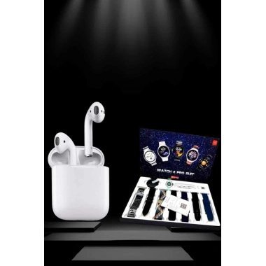 2025 Model Akıllı Saat ve 2.Nesil TWS Bluetooth Kulaklık Yüksek Ses Kaliteli