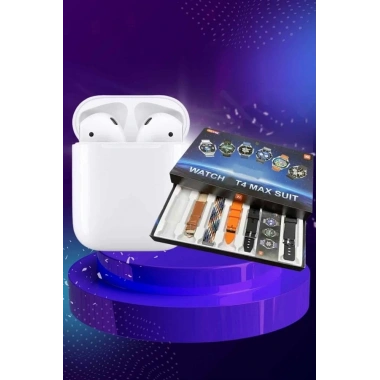 2025 Model Akıllı Saat ve 2.Nesil TWS Bluetooth Kulaklık Yüksek Ses Kaliteli