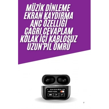 2025 Model Bluetooth Kulaklık Dokunmatik Ekran Yüksek Ses Kalitesi