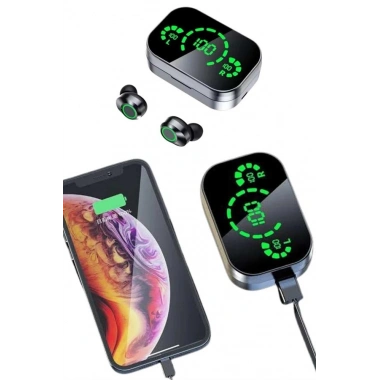 2025 Model Bluetooth Kulaklık Telefon Şarj Edebilen Çağrı Cevaplama Dijital Göstergeli