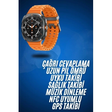 2025 Model Gelişmiş Özellikli Nabız Sensörlü Spor Takibi Yapabilen Titreşimli Saat