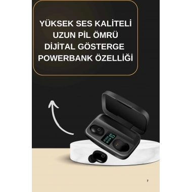 2025 Yeni Model Bluetooth Kulaklık Stereo TWS Kulaklık 5.0 Bluetooth Yüksek Ses Kaliteli