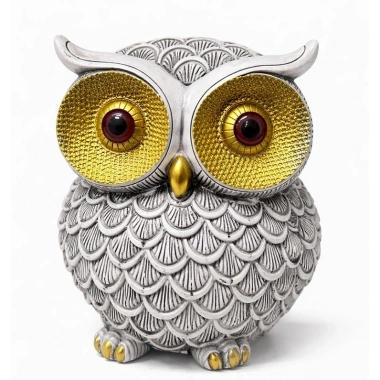 20x15 cm Polyester Baykuş Figürü