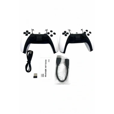 2.4 GHZ Oyun Konsolu Çift Konsol 4K Ultra Hd Game Stick