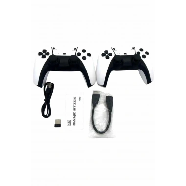 2.4 GHZ Oyun Konsolu Çift Konsol 4K Ultra Hd Game Stick