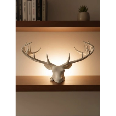 25 cm Estetik Geyik Figürü Şık Ev Ofis Dekorasyonu