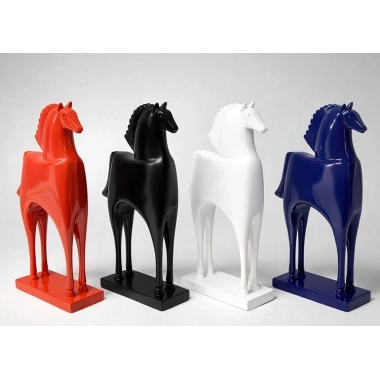 27x15 cm Özel Tasarım Polyester At Figürü