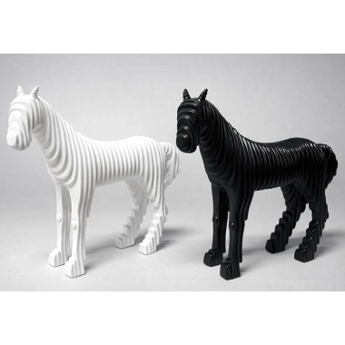 28x27 cm Özel Tasarım Polyester At Figürü