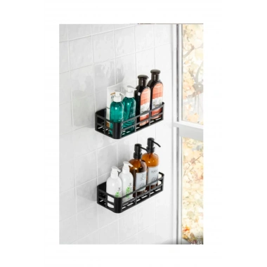 2’li banyo organizer düzenleyici yapışkanlı raf