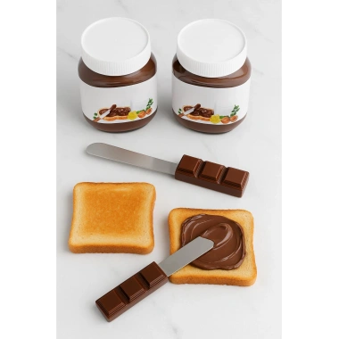 2’li Paslanmaz Çelik Çikolata Bıçağı Seti 18 cm