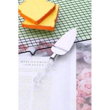 2’li Paslanmaz Çelik Pasta Servis Seti Spatula Bıçak Seti