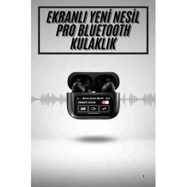 2.Nesil Pro Ekranlı Sesli Görüşme Yapabilen Kablosuz Bluetooth Kulaklık