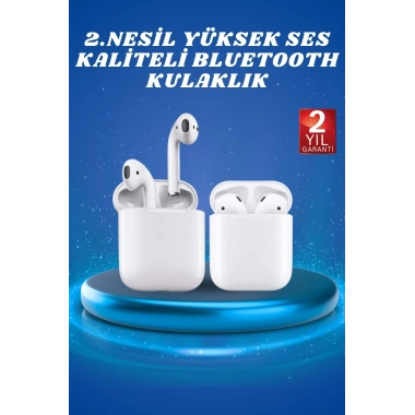 2.Nesil Yeni Model TWS Bluetooth Kulaklık Dokunmatik Kontrol Yüksek Ses Kaliteli