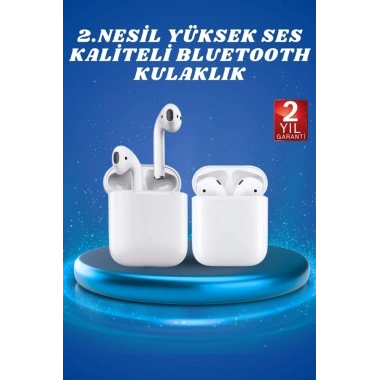 2.Nesil Yeni Model TWS Bluetooth Kulaklık Dokunmatik Kontrol Yüksek Ses Kaliteli