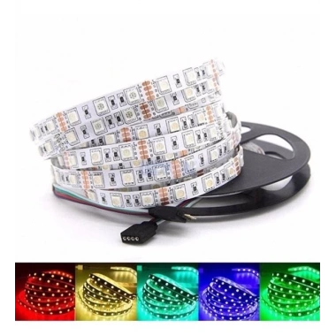 3 Çipli Rgb İç Mekan Şerit Led 5 Metre