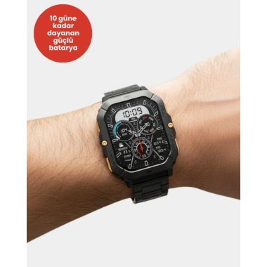 3 Kordonlu Akıllı Saat Uzun Pil Süreli