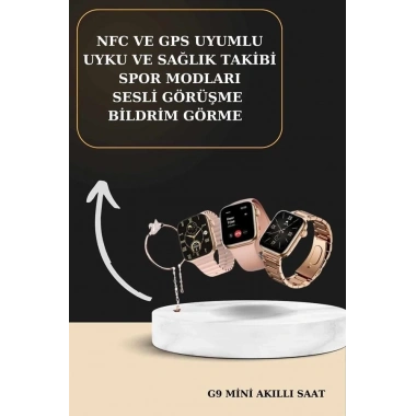 3 Kordonlu Pembe Amoled Ekran Akıllı Saat ve Yeni Nesil Pro Kablosuz Bluetooth Kulaklık ANC/ENC
