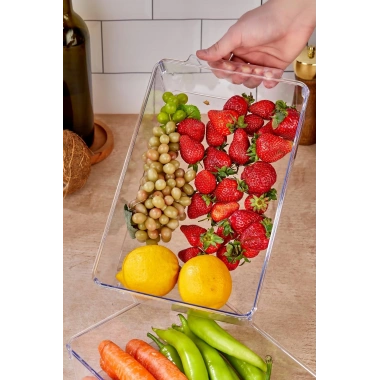 3 Lü Buzdolabı Organizeri & Buzdolabı Düzenleyici 3 lt