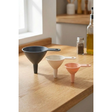 3lü Mini Huni Seti (7 cm x 11 cm x 8,5 cm)