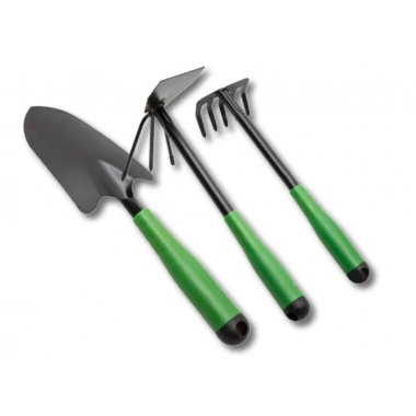 3 Parça Bahçe Seti - Çapa Tırmık Kazma Set (5468)