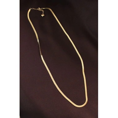 316L Çelik Altın Renk 60 cm İtalyan Zincir Kolye