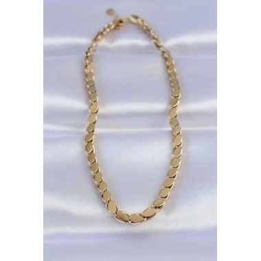 316L Çelik Gold Renk Arpa Model Kolye