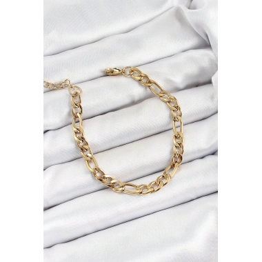 316L Çelik Gold Renk Zincir Erkek Bileklik