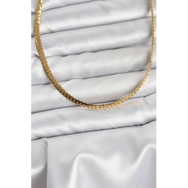 316L Çelik Gold Renk Zincir Kadın Kolye